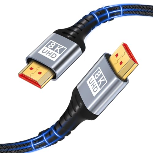 HDMI 2.1 Kabel 2Meter 8K,48Gbps Ultra Highspeed HDMI Kabel 8K@60Hz 4K@120Hz 7680P,HDMI 2.1 unterstützt HDR10 eARC 3D HDCP 2.2 & 2.3,Kompatibel mit PS5/4 X-Box HDTV Blu-ray Player/Monitor/Laptop HDMI 2.1 Kabel 2Meter 8K,48Gbps Ultra Highspeed HDMI Kabel 8K@60Hz 4K@120Hz 7680P,HDMI 2.1 unterstützt HDR10 eARC 3D HDCP 2.2 & 2.3,Kompatibel mit PS5/4 X-Box HDTV Blu-ray Player/Monitor/Laptop von Sewowibo