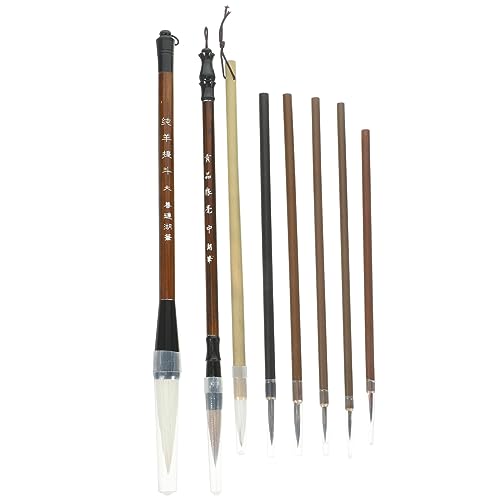 Sewroro 1 Satz Pinselset Maker-Stifte Stifttinte Künstler wieder auffüllbar lange Kalligrafiestifte kaligraphiestift calligraphy malen zeichnen Kalligrafiestifte zum Schreiben Wolfshaar von Sewroro