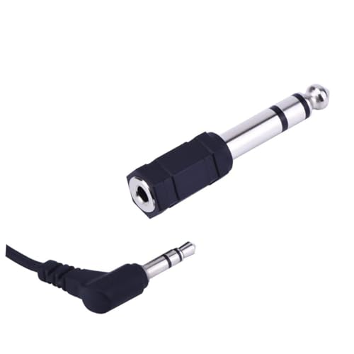 Sewroro 15Stücke Teiliges Audioadapter Mikrofon Connector für Mixer Schwarz zur Umwandlung von Audiosignalen für Computer Mikrofone von Sewroro