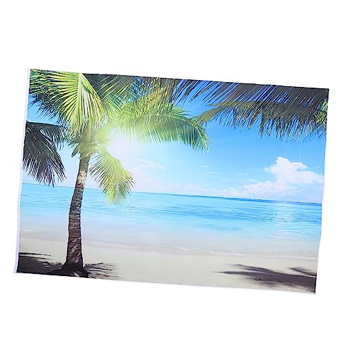 Sewroro 1Stück Tropisches Fotohintergrund Vinyl Hochwertige Hintergrunddekoration für Strandpartys Leicht Tragbar für Fotografie Zimmerdekoration Realistische Muster Sewroro 1Stück Tropisches Fotohintergrund Vinyl Hochwertige Hintergrunddekoration für Strandpartys Leicht Tragbar für Fotografie Zimmerdekoration Realistische Muster von Sewroro