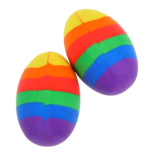Sewroro 2 Stk Osterei-radiergummi Frühlings-mini-radiergummi Gastgeschenke Für Ostern Bleistift Radiergummis Schreiben Dekorative Radiergummis Mini Radiergummis Ei Radiergummis von Sewroro