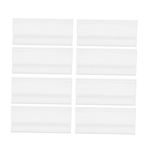 Sewroro 20 Stück Preisleiste Holzregal Transparenter Etikettenhalter Regaletikettenhalter Namensschildhalter Nummernschild Tickethalter Einzelhandelsregal Regal Preisschildhalter Weiß Pvc Sewroro 20 Stück Preisleiste Holzregal Transparenter Etikettenhalter Regaletikettenhalter Namensschildhalter Nummernschild Tickethalter Einzelhandelsregal Regal Preisschildhalter Weiß Pvc von Sewroro