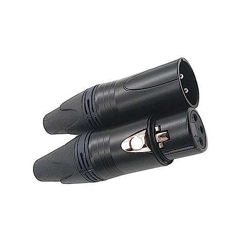 Sewroro 2Stücke Xlr Pins Männlich Weiblich Lötanschluss Hochqualitative Hülle für Mikrofon Audioanwendungen Langlebig Robust Ersatz für Defekte Sewroro 2Stücke Xlr Pins Männlich Weiblich Lötanschluss Hochqualitative Hülle für Mikrofon Audioanwendungen Langlebig Robust Ersatz für Defekte von Sewroro