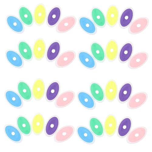 Sewroro 40 Stück cauchtisch cautsch Stift Radierer Gelstift Radiergummi Radiergummis Aufkleber Mini buntstifte bleistifte Büro Radiergummi Zubehör löschbare Silikon-Radierer Plastik pp von Sewroro