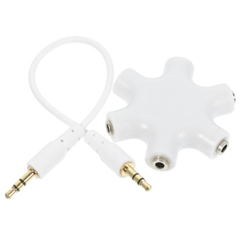 Sewroro 5 Kopfhörer Splitter Kabeladapter Audio Buchsenanschluss Gaming Kopfhörer Splitter von Sewroro