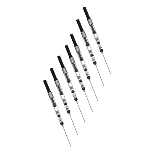 Sewroro 7 Stück Tintenabsorber Schreibschriftstift Reinigungsset Für Füllfederhalter Textmarker Konverter Wieder Auffüllbar Füller Wasserfeste Füllfederhaltertinte Rostfreier Stahl Black von Sewroro