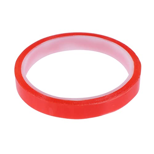 Sewroro Acrylklebeband Silbernes Folienband Schwarzes Gaffer-tape Rohrisolierband Doppelseitiges Klebeband Handyband Rot von Sewroro