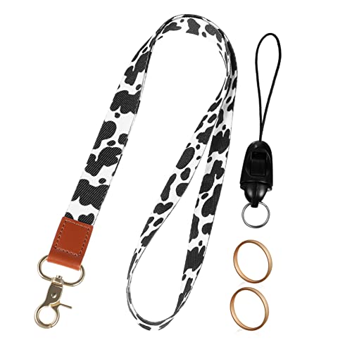 Sewroro Lanyard-Set Kuh Schlüsselband ID -Kartenhalter Lanyard Schlüsselbund Lanyards für Ausweise Nacken kurze Lanyards Telefon Sicherheitsriemen Telefonhalsband Handy-Lanyard Polyester Sewroro Lanyard-Set Kuh Schlüsselband ID -Kartenhalter Lanyard Schlüsselbund Lanyards für Ausweise Nacken kurze Lanyards Telefon Sicherheitsriemen Telefonhalsband Handy-Lanyard Polyester von Sewroro