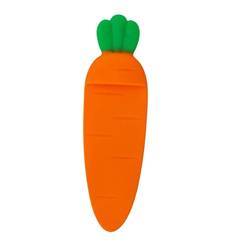 Sewroro Silikon Karotten Lesezeichen Cartoon Lesezeichen Zurück Zur Schule Süßes Mini Zeug Für Teenager Pastellfarben Von Funny Student Kieselgel Orange von Sewroro