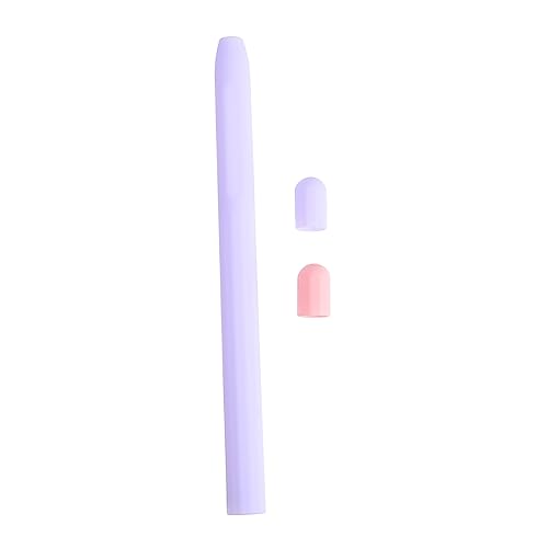 Sewroro Stylus-Hülle für C Bleistift Griff Ärmel Tipps Fall feiner TIPP Stift Eingabestift Stifthülle aus Silikon Stifthülse Stifthalter aus Silikon Stylus-Stifthülle Kieselgel Violet von Sewroro