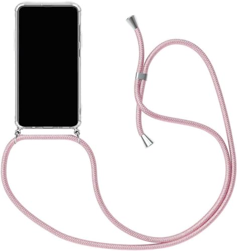 Handykette kompatibel mit VIVO V40 SE 5G Hülle,Handyhülle Transparent Silikon Schutzhülle - Necklace Hülle mit Band Handy-Kette Fallschutzhülle Schnur Kette zum Umhängen Case,Roségold Handykette kompatibel mit VIVO V40 SE 5G Hülle,Handyhülle Transparent Silikon Schutzhülle - Necklace Hülle mit Band Handy-Kette Fallschutzhülle Schnur Kette zum Umhängen Case,Roségold von Sewutoyu