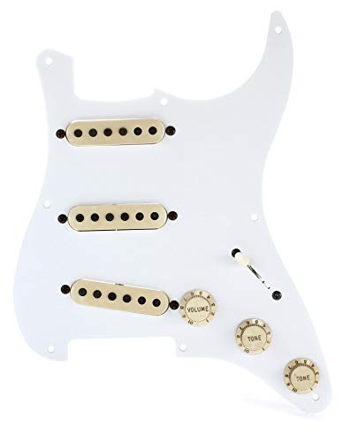 Seymour Duncan Antiquity Texas Hot Strat - Loaded Pickguard - Aged White Seymour Duncan Antiquity Texas Hot Strat - Loaded Pickguard - Aged White von Seymour Duncan