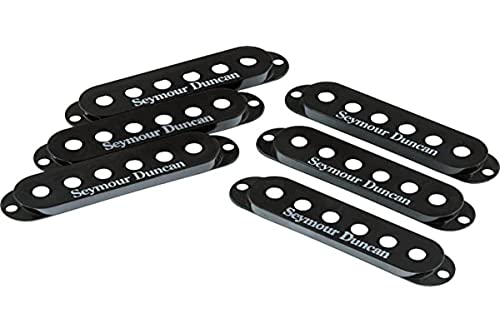 Seymour Duncan S-Cover S mit schwarzem Kapuzenlogo von Seymour Duncan
