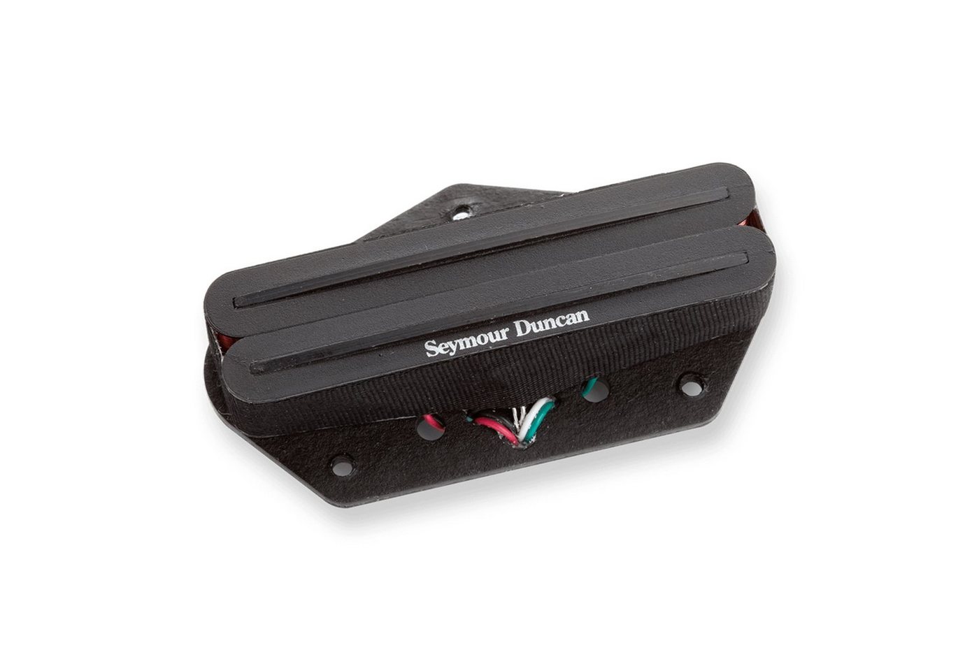 Seymour Duncan Tonabnehmer, (STHR-1B Hot Rails Tele Bridge Black, E-Gitarre Tonabnehmer, Humbucker im Single-Coil-Format), STHR-1b Hot Rails Tele Bridge Black - Humbucker Tonabnehmer für von Seymour Duncan