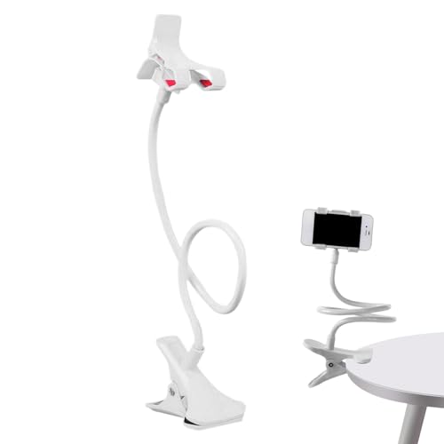 Sghtil Schwanenhals-Handyhalter, Schwanenhals-Handyhalter fürs Bett - Flexible Lazy-Arm-Telefonhalterung - Multifunktionaler Schwanenhals-Langarmständer zum Ansehen von Filmen im Bett von Sghtil