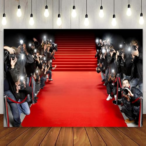 Film Nacht Roten Teppich Bühne VIP Fotografie Hintergrund Geburtstag Party Dekoration Banner Poster Hintergrund Photo Booth Vinyl 210cmx150cm Film Nacht Roten Teppich Bühne VIP Fotografie Hintergrund Geburtstag Party Dekoration Banner Poster Hintergrund Photo Booth Vinyl 210cmx150cm von ShaHxczkzsL