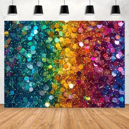 Goldener Glitzer-Wandhintergrund, multifunktionaler Vinyl-Fotografie-Hintergrund, geeignet für Porträts 210cmx150cm von ShaHxczkzsL