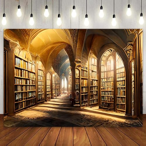 Magische Alte Burg Bibliothek Dekoration Bücherregal Hintergrund Fantasie Vintage Bücherregale Geburtstag Party Fotografie Hintergrund Vinyl 150cmx100cm Magische Alte Burg Bibliothek Dekoration Bücherregal Hintergrund Fantasie Vintage Bücherregale Geburtstag Party Fotografie Hintergrund Vinyl 150cmx100cm von ShaHxczkzsL