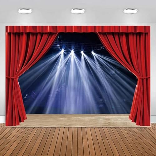 Theater Bühnenhintergrund Rote Vorhänge Scheinwerfer Fotografie Hintergrund Festival Feier Kinder Baby Erwachsene Banner Dekoration 240cmx180cm Theater Bühnenhintergrund Rote Vorhänge Scheinwerfer Fotografie Hintergrund Festival Feier Kinder Baby Erwachsene Banner Dekoration 240cmx180cm von ShaHxczkzsL