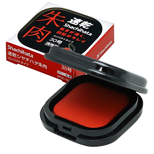 Shachihata schnell trocken Stempelkissen kompakt Nr. 30 schwarz (Japan-Import) von Shachihata