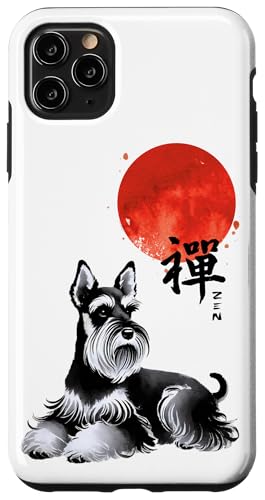 Zen Schnauzer Hund mit roter Sonne Kalligraphie Kunst Hülle für iPhone 11 Pro Max Zen Schnauzer Hund mit roter Sonne Kalligraphie Kunst Hülle für iPhone 11 Pro Max von Shadoori Fashion - Sumi-e Ink Japanese Aesthetic