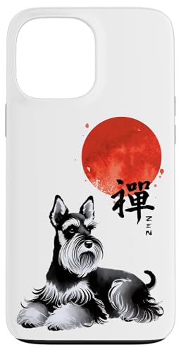 Zen Schnauzer Hund mit roter Sonne Kalligraphie Kunst Hülle für iPhone 13 Pro Max Zen Schnauzer Hund mit roter Sonne Kalligraphie Kunst Hülle für iPhone 13 Pro Max von Shadoori Fashion - Sumi-e Ink Japanese Aesthetic