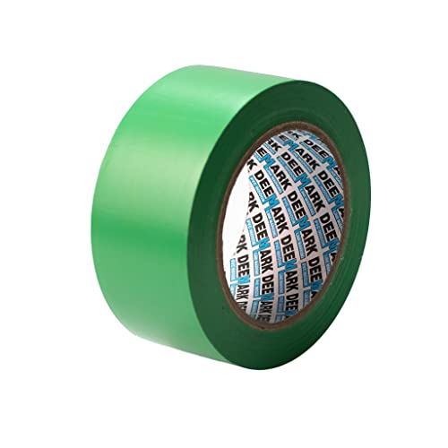 PVC-Bodenmarkierungsband | Premium-Vinyl-Sicherheitsmarkierungsband | für Lager, Industrie, Geschäfte | 50 mm x 33 m Einzelrolle (grün) von Shadow Foam