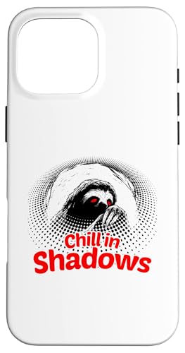 Chill in Shadows - Gothic Faultier Hülle für iPhone 16 Pro Max Chill in Shadows - Gothic Faultier Hülle für iPhone 16 Pro Max von ShadowPanda Apparel