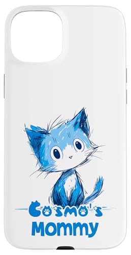Lustiges blaues Katzen-Design für Cosmo Mommy Hülle für iPhone 15 Plus Lustiges blaues Katzen-Design für Cosmo Mommy Hülle für iPhone 15 Plus von ShadowPanda Apparel