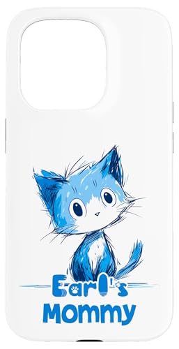 Lustiges blaues Katzen-Design für Earl Mommy Hülle für iPhone 15 Pro Lustiges blaues Katzen-Design für Earl Mommy Hülle für iPhone 15 Pro von ShadowPanda Apparel