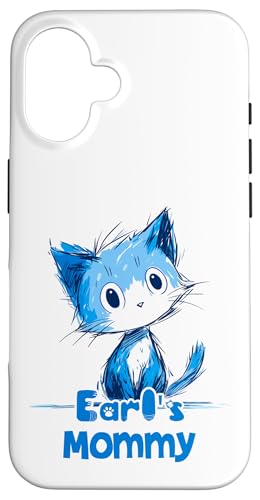 Lustiges blaues Katzen-Design für Earl Mommy Hülle für iPhone 16 Lustiges blaues Katzen-Design für Earl Mommy Hülle für iPhone 16 von ShadowPanda Apparel