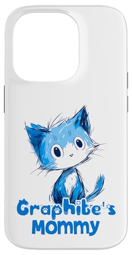 Lustiges blaues Katzen-Design für Graphit-Mama Hülle für iPhone 14 Pro Lustiges blaues Katzen-Design für Graphit-Mama Hülle für iPhone 14 Pro von ShadowPanda Apparel