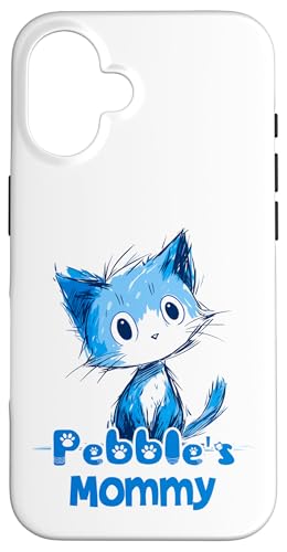 Lustiges blaues Katzen-Design für Pebble Mommy Hülle für iPhone 16 Lustiges blaues Katzen-Design für Pebble Mommy Hülle für iPhone 16 von ShadowPanda Apparel
