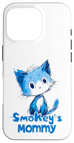 Lustiges blaues Katzen-Design für Smokey Mommy Hülle für iPhone 16 Pro Lustiges blaues Katzen-Design für Smokey Mommy Hülle für iPhone 16 Pro von ShadowPanda Apparel