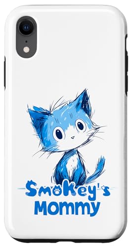 Lustiges blaues Katzen-Design für Smokey Mommy Hülle für iPhone XR Lustiges blaues Katzen-Design für Smokey Mommy Hülle für iPhone XR von ShadowPanda Apparel