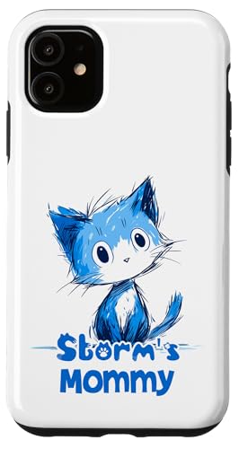 Lustiges blaues Katzen-Design für Sturmmama Hülle für iPhone 11 Lustiges blaues Katzen-Design für Sturmmama Hülle für iPhone 11 von ShadowPanda Apparel