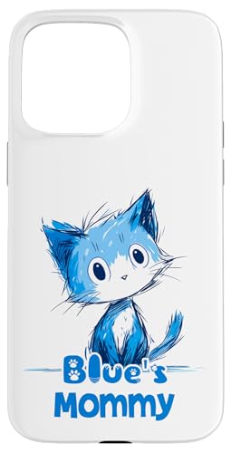 Lustiges blaues Katzen-Design für blaue Mama Hülle für iPhone 15 Pro Max Lustiges blaues Katzen-Design für blaue Mama Hülle für iPhone 15 Pro Max von ShadowPanda Apparel