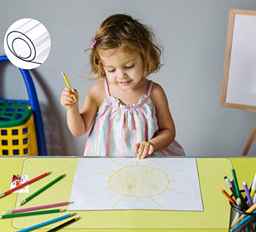 Transparente Schreibtischunterlage aus PVC, für Kinder, Zum Schreiben, Zeichnen, Tischschutz, Wasserdicht, Große Schreibtischunterlage, Runde Kanten, Schreibunterlage Transparent, Schutzmatte Transparente Schreibtischunterlage aus PVC, für Kinder, Zum Schreiben, Zeichnen, Tischschutz, Wasserdicht, Große Schreibtischunterlage, Runde Kanten, Schreibunterlage Transparent, Schutzmatte von Shadowin