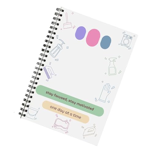 Shaersu Checkliste für Reinigungsliste, Reinigungsplan und Checkliste | Wöchentliche Checkliste für Heimreinigung - Organisieren von Tragbaren Planer für das Clean House Restaurant Task Househaft von Shaersu