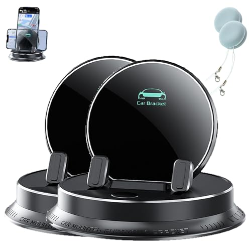 Shafaja Deloyye Handyhalter, Deloyye Handyhalterung, Multifunktionale, Um 360 Grad Drehbare Handy Halterung Für Das Armaturenbrett (2PCS) von Shafaja