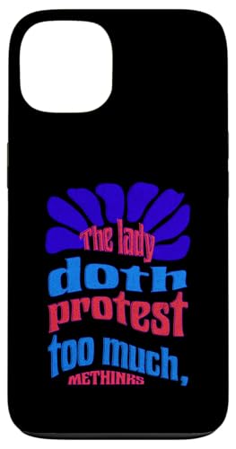 Distressed Lady Protest Hamlet Shakespeare-Zitat Tragödie Hülle für iPhone 13 von Shakespearean Quotes Apparel