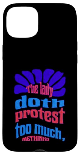 Distressed Lady Protest Hamlet Shakespeare-Zitat Tragödie Hülle für iPhone 15 Plus von Shakespearean Quotes Apparel