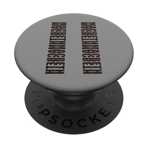 Distressed Macbeth Titel Shakespeare Scottish Play Tragdy PopSockets Klebender PopGrip von Shakespearean Quotes Apparel