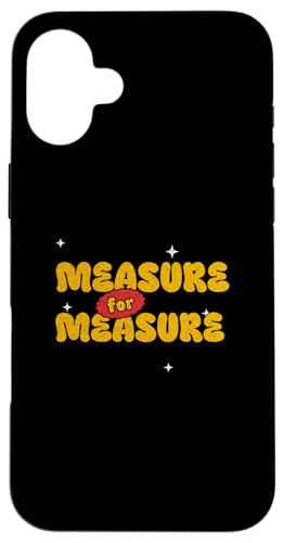 Distressed Measure Shakespeare-Titel Comedy Romance Problem Hülle für iPhone 16 Plus von Shakespearean Quotes Apparel