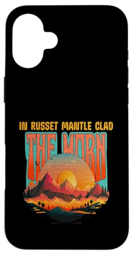 Distressed Morn Russet Mantle Clad Hamlet Shakespeare-Zitat Hülle für iPhone 16 Plus von Shakespearean Quotes Apparel
