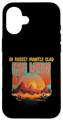 Distressed Morn Russet Mantle Clad Hamlet Shakespeare-Zitat Hülle für iPhone 16 von Shakespearean Quotes Apparel