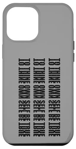 Distressed Own Self True False Hamlet Shakespeare-Zitat Hülle für iPhone 12 Pro Max Distressed Own Self True False Hamlet Shakespeare-Zitat Hülle für iPhone 12 Pro Max von Shakespearean Quotes Apparel