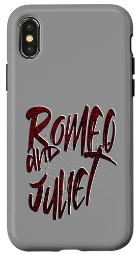 Distressed Romeo Juliet Shakespeare Tragödie Dramatisches Spiel Hülle für iPhone X/XS von Shakespearean Quotes Apparel