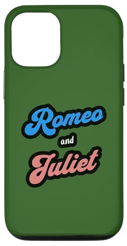 Distressed Romeo Juliet Titel Shakespeare Romance Tragdy Hülle für iPhone 12/12 Pro von Shakespearean Quotes Apparel