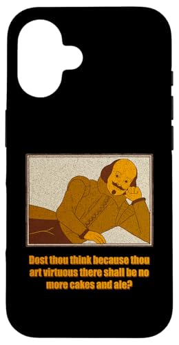 Distressed Virtuous Cakes Ale Twelfth Night Shakespeare Hülle für iPhone 16 Distressed Virtuous Cakes Ale Twelfth Night Shakespeare Hülle für iPhone 16 von Shakespearean Quotes Apparel